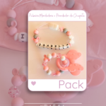 Pack Pulseira Mordedora + Prendedor de Chupeta